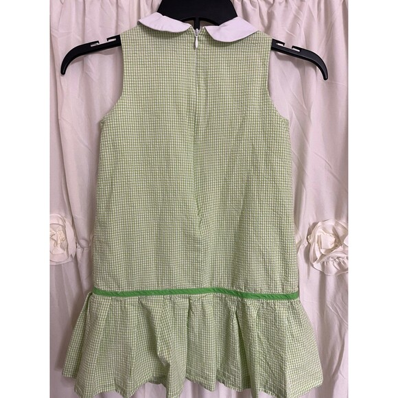Florence Eiseman Girls Golfcart Seersucker Dress 6 - Picture 4 of 6